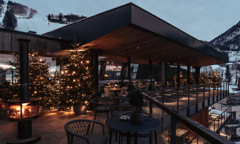 deck7 restaurant weihnachtliche strimmung
